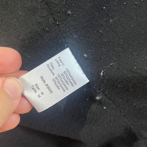 Elan Black and Cream Geometric Teddy Jacket - Picture 5 of 6